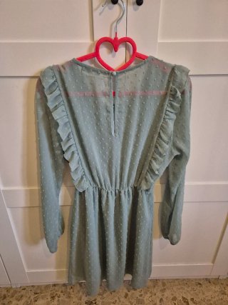 Vestito leggero Mixerì verde taglia unica