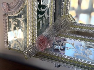 Espejo Murano Veneciano Cristal Grabado 190cm