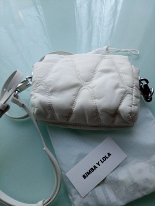 Bimba y Lola Bolso Blanco Bandolera