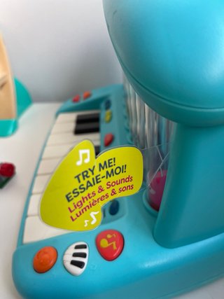 Piano infantil hipopótamo con bolas