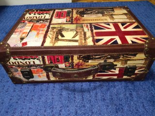 Maleta Vintage Londres  Madera