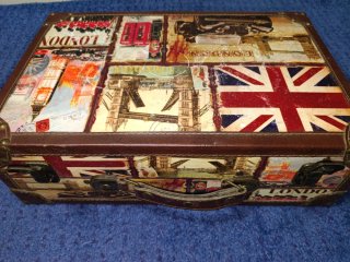Maleta Vintage Londres  Madera