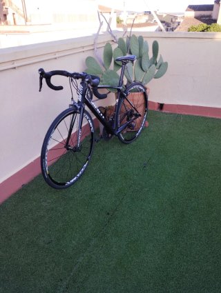 Bicicleta de Carretera Giant Negra