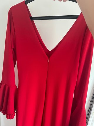 Traje de flamenca rojo