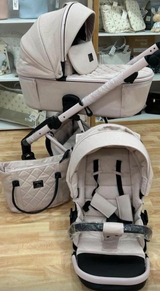 Carro bebé niña rosa