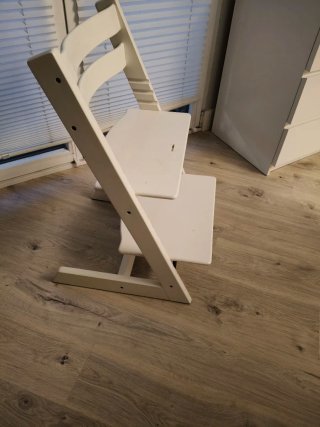 Silla Trona Nórdica Infantil Blanca (Trip Trap)