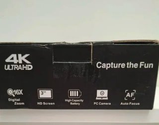 Fotocamera 4K Ultra HD Digitale Zoom 16x