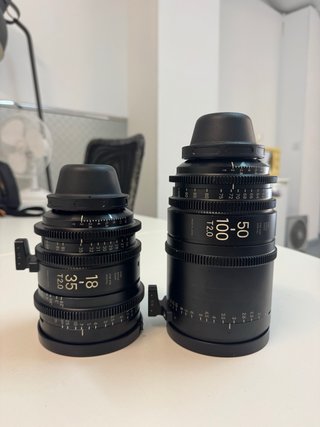 Sigma Cinema Zooms 18-35mm T2 & 50-100mm T2 (PL)