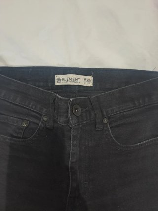 Element Pantalones Vaqueros Negros Talla 32