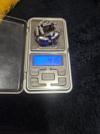 Pulsera Plata 925 con Piedras Moradas