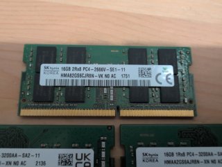 3x 16GB SK hynix DDR4 SODIMM