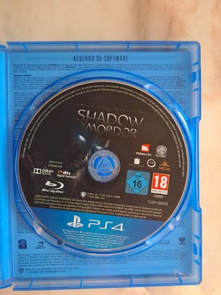 La Tierra Media: Sombras de Mordor PS4, Usado