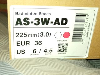 Zapatillas Bádminton Victor Blancas/Rojas