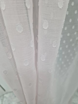 Cortina confeccionada rosa clarito 2mts ancho