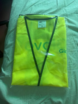 Chubasquero Glovo Amarillo Talla L + Chaleco