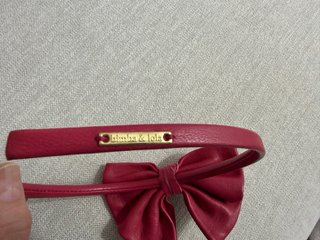 Diadema Bimba y Lola Piel Lazo Rojo