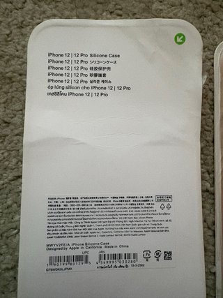Fundas iPhone 12 / 12 Pro Apple (5uds)