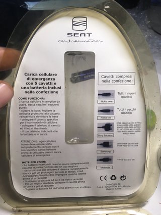 Caricabatterie Seat SC Sport Coupe per cellulare