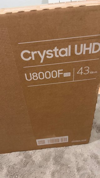 Samsung Crystal UHD 43" U8000F TV LG Sony Hisense