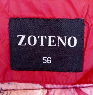 CHAQUETÓN PLUMA ACOLCHADO COLOR ROJO. TALLA 56.