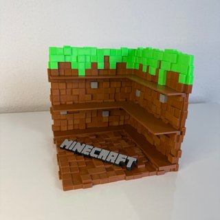 Expositor Minecraft para mini figuras Kinder Joy