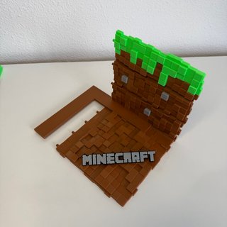 Expositor Minecraft para mini figuras Kinder Joy