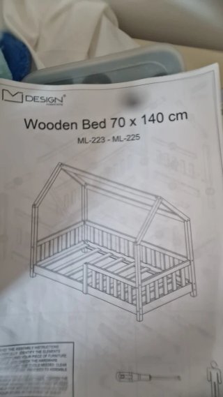 Cama Montessori Madera Natural