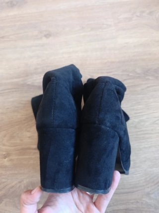 Botas altas negras tacón
