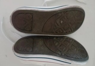 Converse Blancas Unisex Talla 25