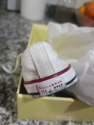 Converse Blancas Unisex Talla 25