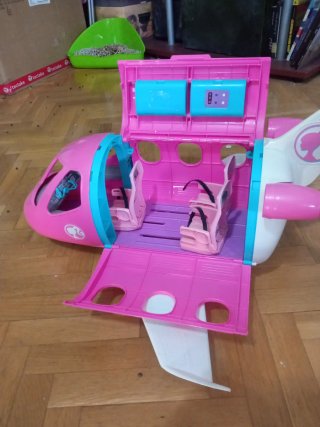 Avión Barbie Rosa