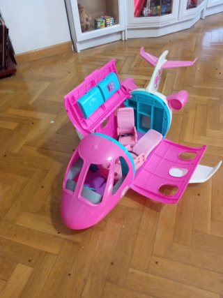 Avión Barbie Rosa