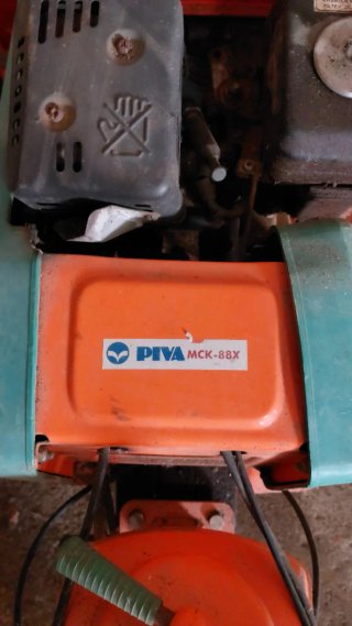 Motocultor PIVA MCK-88X con accesorios