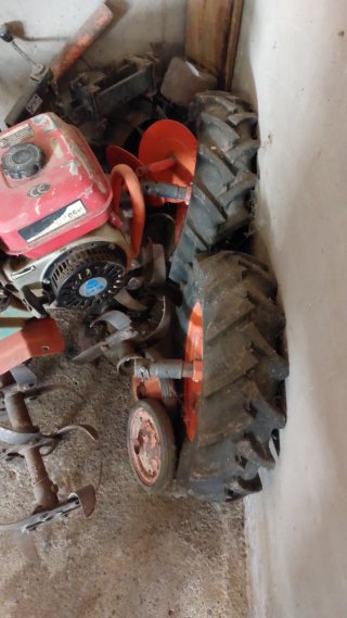 Motocultor PIVA MCK-88X con accesorios