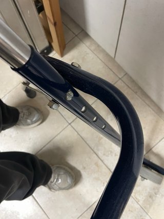 Andador Plegable Azul con Ruedas adulto