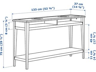 Consola recibidor blanca  Ikea LIATORP