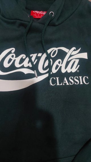 Felpa Coca-Cola Classic Verde TG M