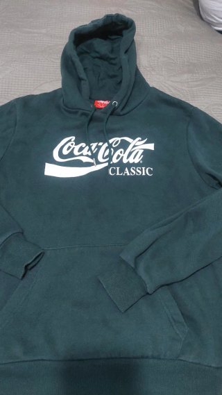 Felpa Coca-Cola Classic Verde TG M