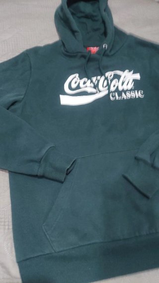 Felpa Coca-Cola Classic Verde TG M