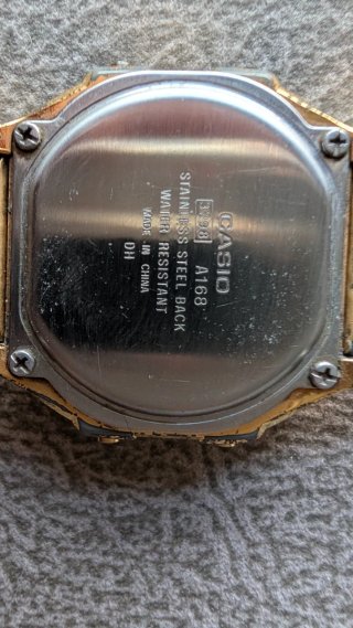 Reloj Casio Dorado Digital