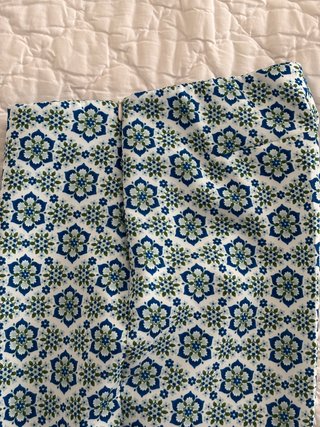 Pantalón Flare Estampado Floral Zara