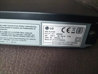 Reproductor DVD LG