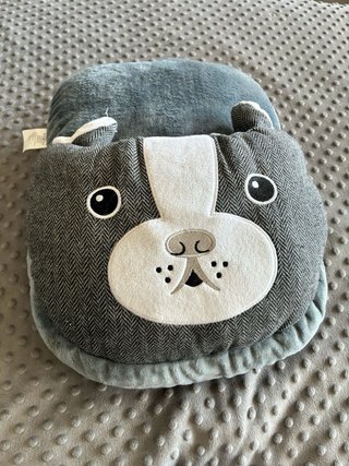 Zapatilla Peluche Perro Calentador Pies
