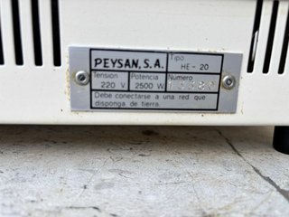 Hornillo Eléctrico PEYSAN 2500w