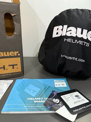 Casco Jet Blauer HT Pilot 06 Negro Mate