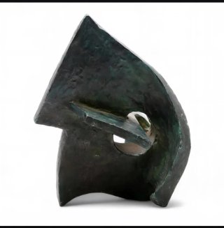 Obra Manel Álvarez "Pájaro" Original Estuco Arte