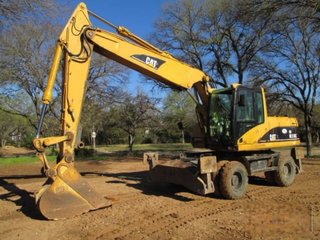 Retroexcavadora JCB Amarilla, Gruas, Camiones, etc