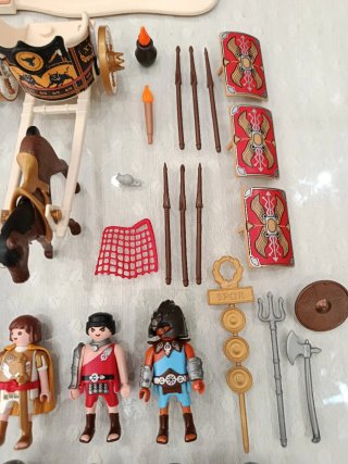 Set Roma Playmobil Gladiadores y Cuádrigas