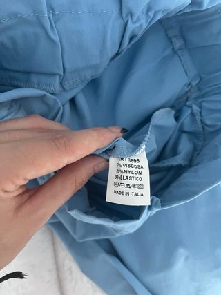 Pantalón cargo azul italiano