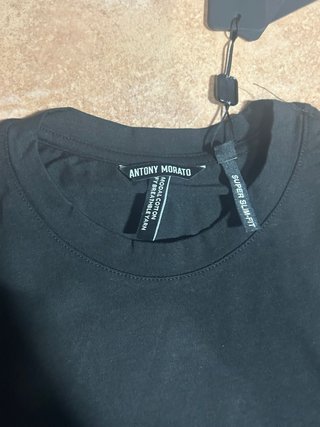 T-shirt Antony Morato Nera Nuova con Cartellino
